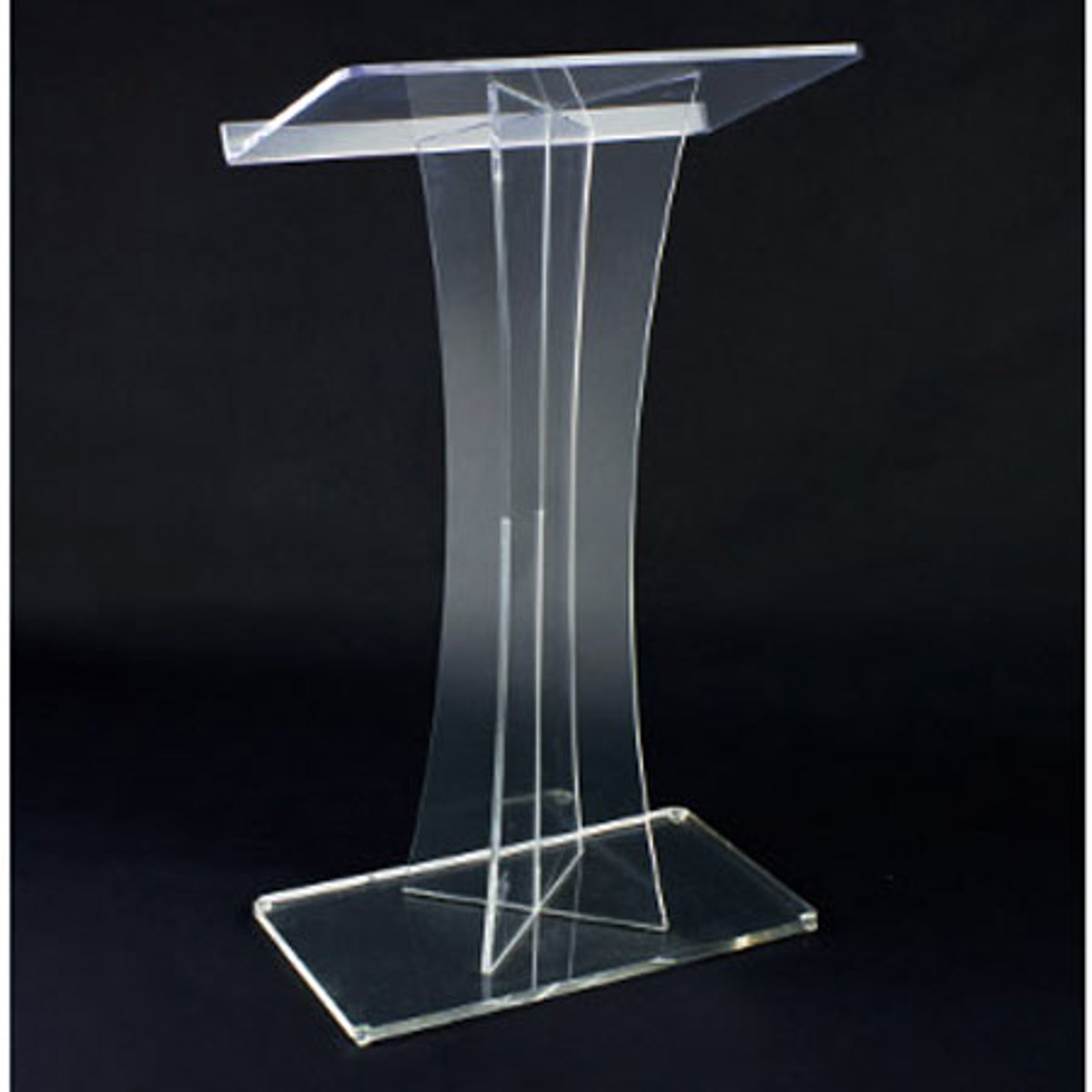

AmpliVox SN3520 X Acrylic Floor Lectern