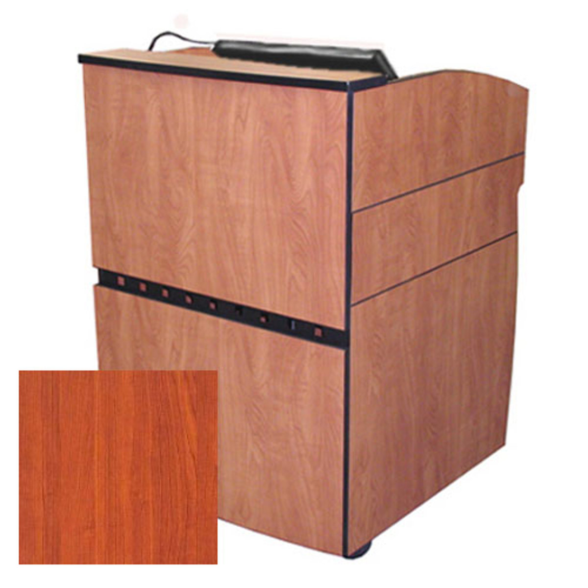 

AmpliVox SN3630 Intellect Podium with Recessed Well for LCD Display, Cherry