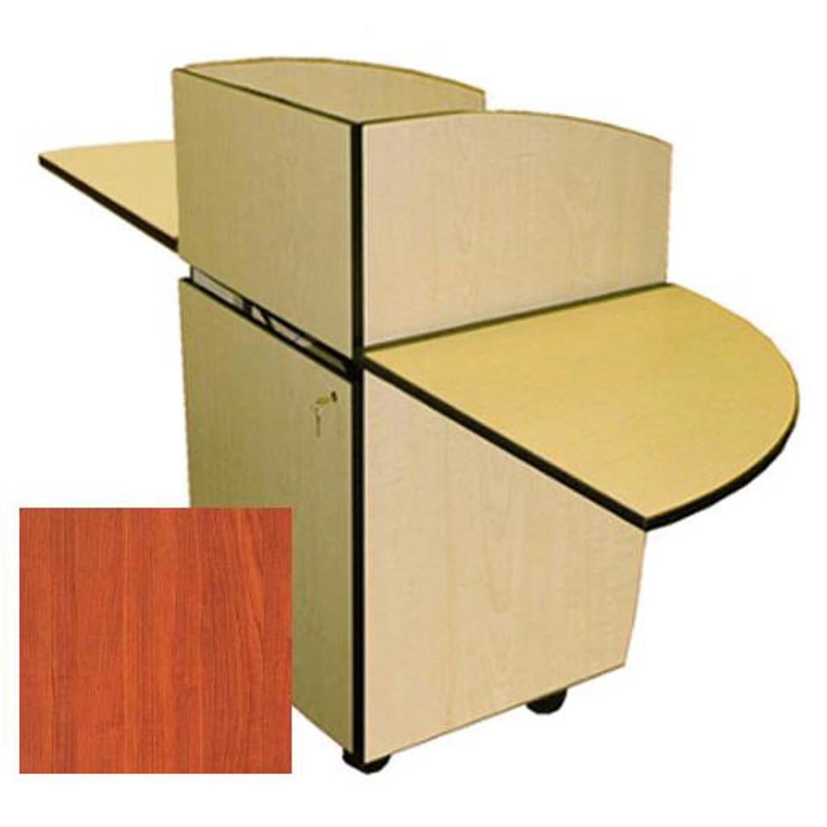 

AmpliVox SN3640 Mobilite PC Multimedia Lectern with Viewport, Cherry