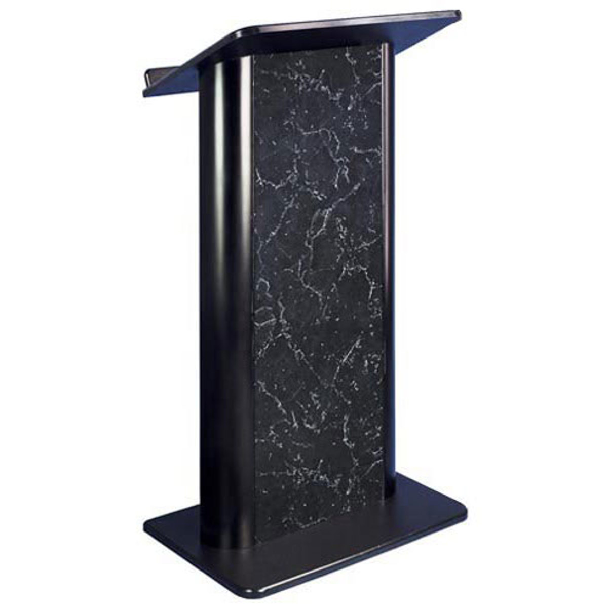 

AmpliVox SS3095 Contemporary Flat Lectern with Sound System, Pyrenees Marble