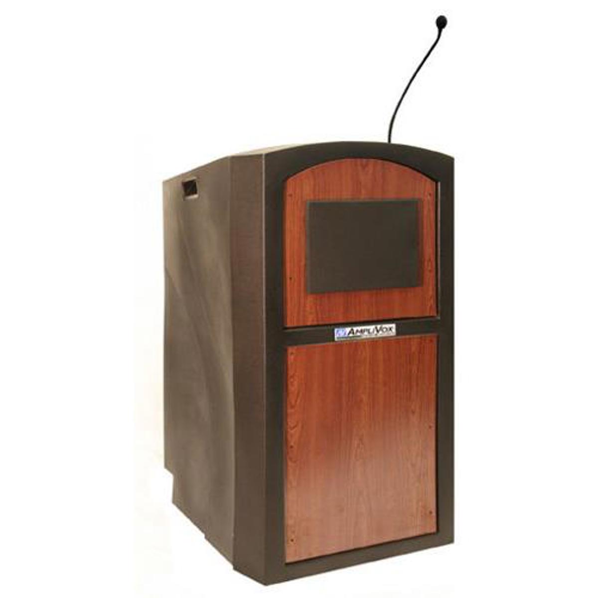 

AmpliVox SW3250 Wireless Pinnacle Multimedia Lectern with Sound System