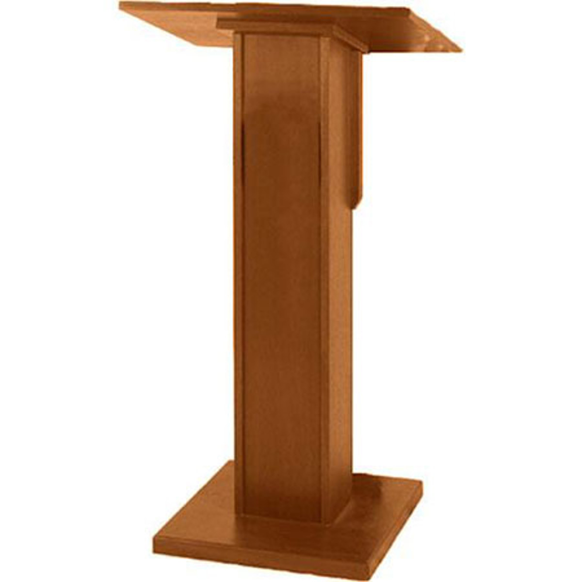 AmpliVox SW355 Elite Lectern w/Headset Mic, Medium Oak -  SW355-OK-HS