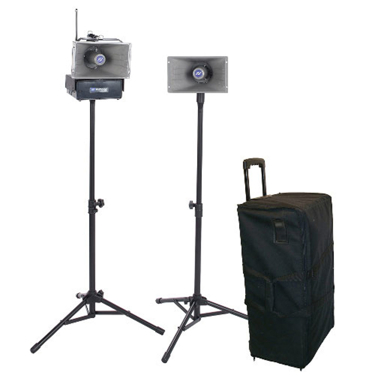 

AmpliVox SW6220 Radio Hailer Command Control Center PA System with 2x MURS Radio