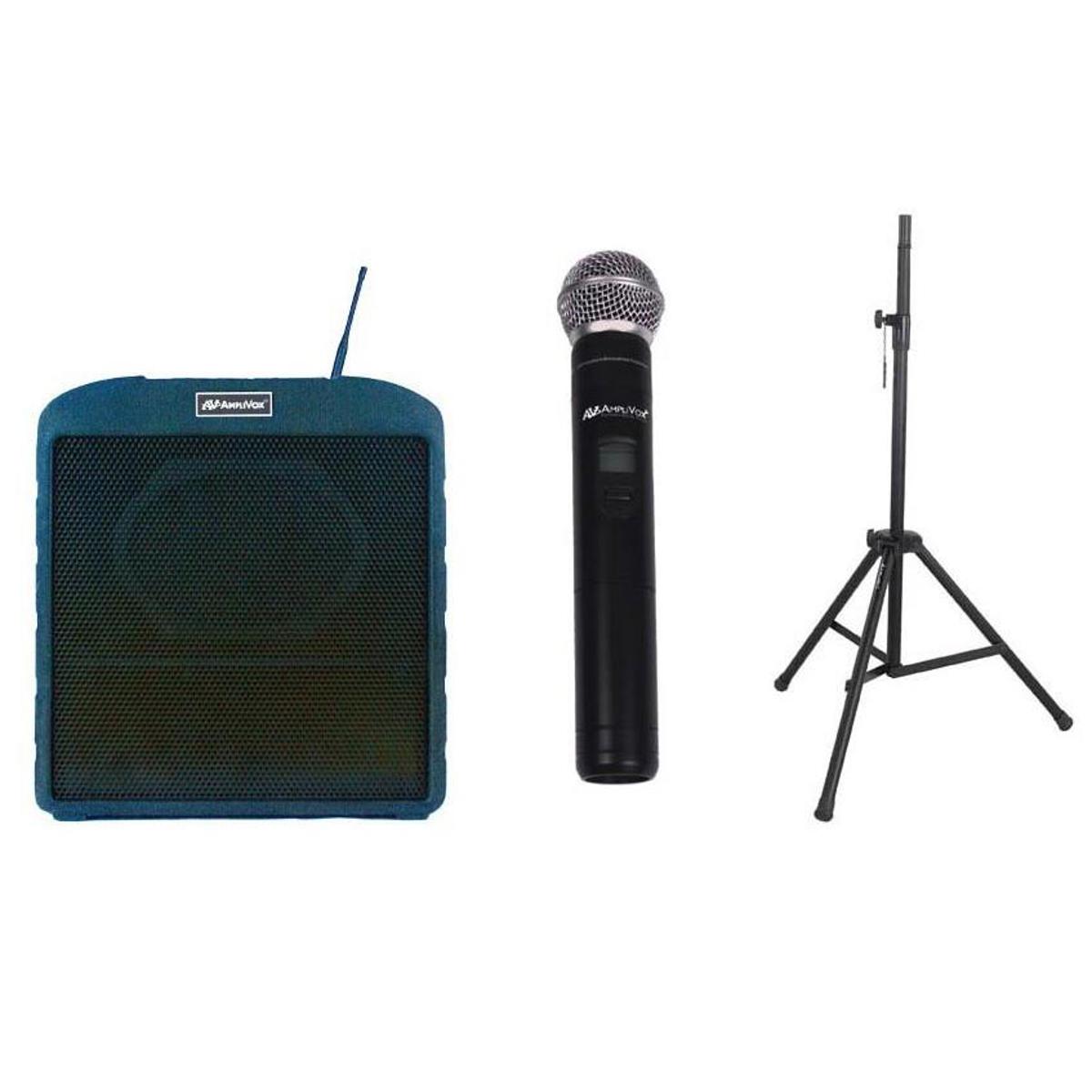 

AmpliVox SW6922 Basic AirVox PA System with Wireless Handheld Microphone