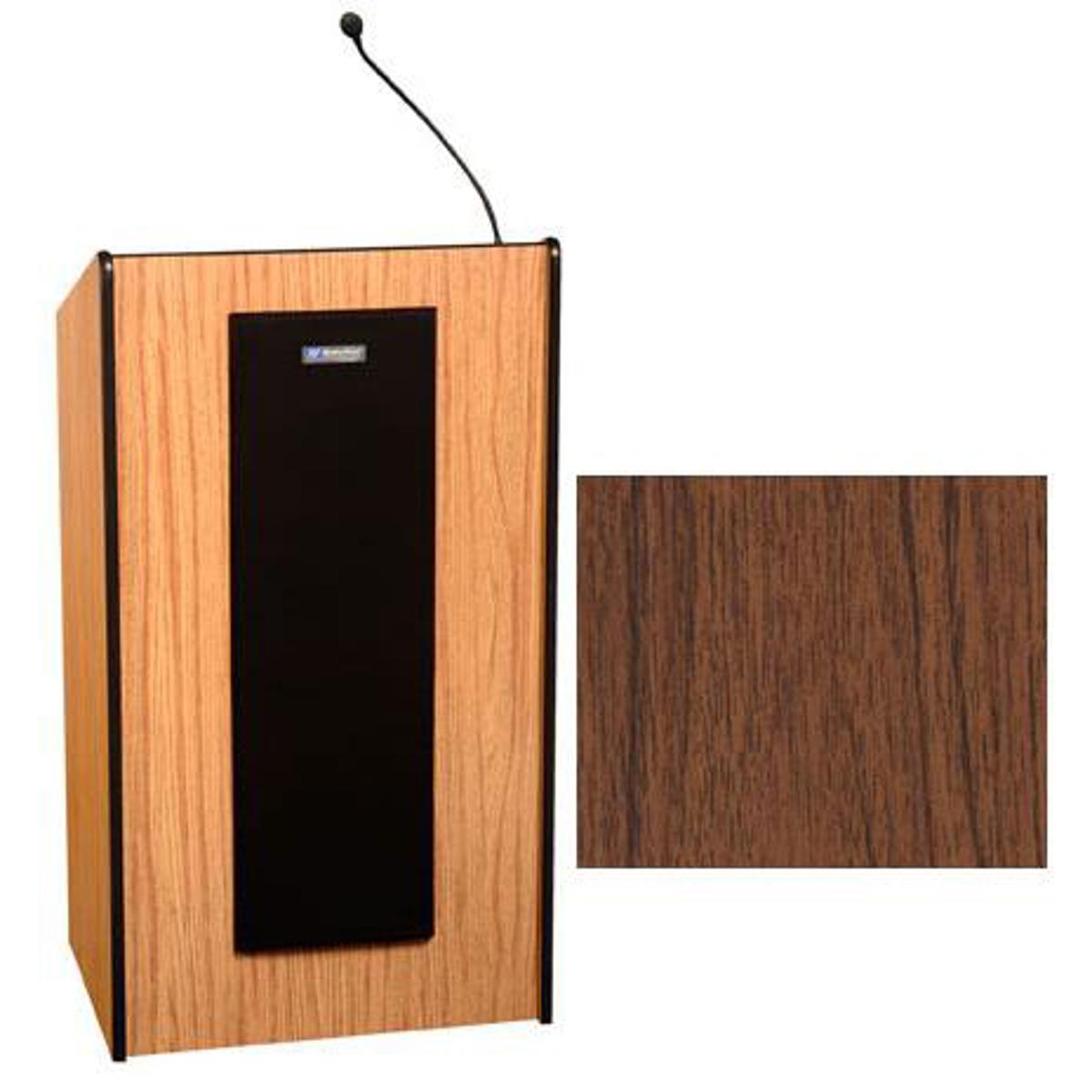 

AmpliVox W450 Presidential Plus Lectern without Sound System, Walnut