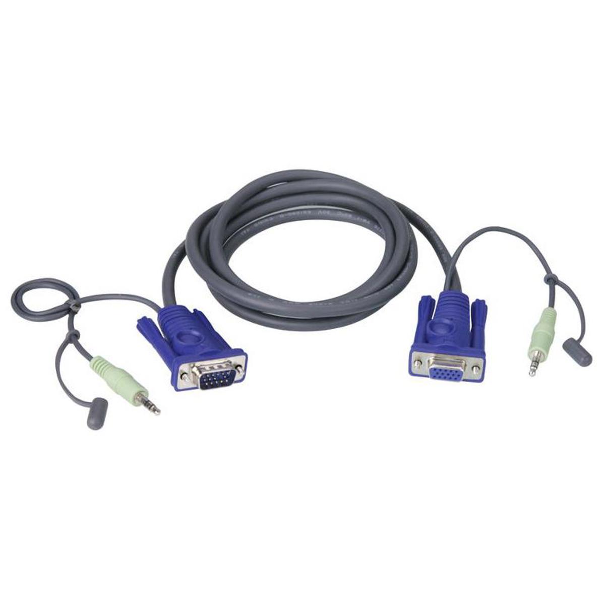 

Aten 2L2402A 6' VGA Cable with Audio for KVM Switches