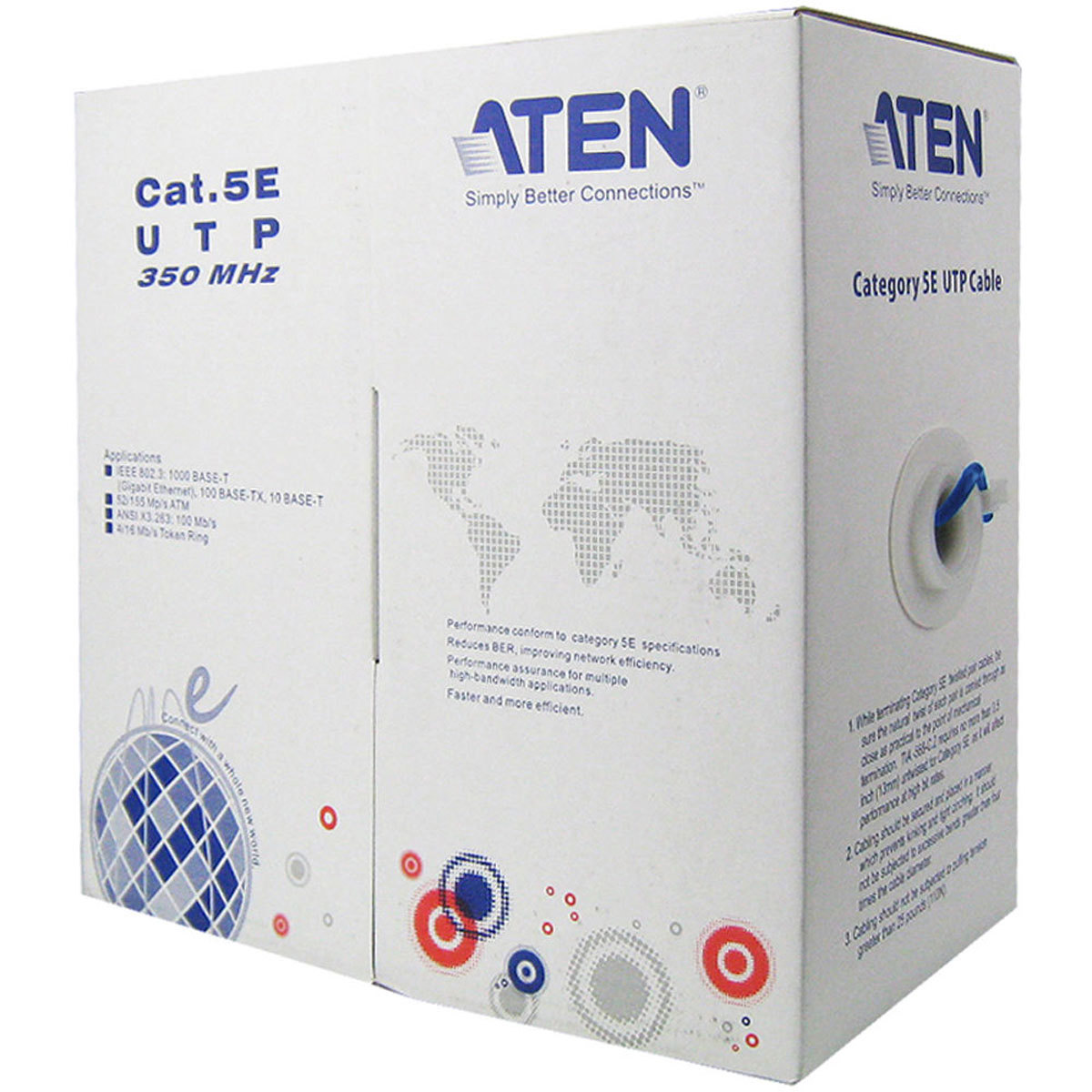

Aten 2L2801 1000' Low Skew Cat5e Cable