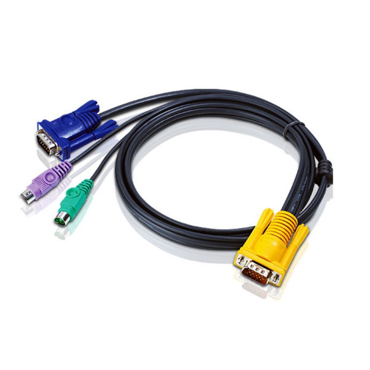 

Aten 2L5203P 10' SPHD15M to HDB and PS/2 Male KVM Cable