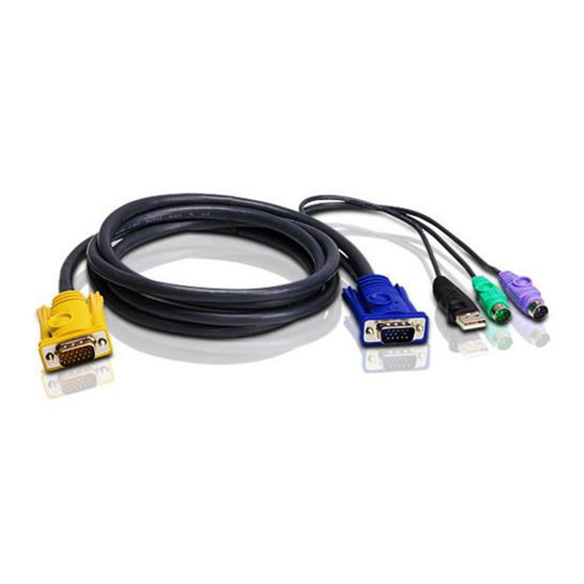 

Aten 2L5301UP 4' PS/2 and USB Combo Cable for CL5808N/16N & CS82U/4U KVM Switch