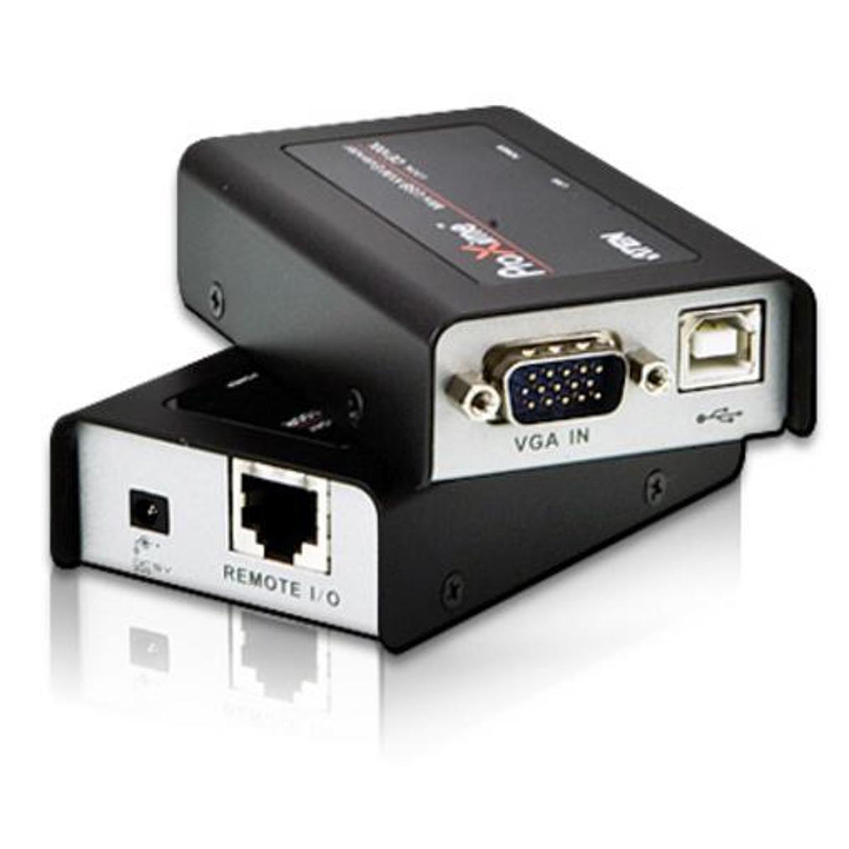

Aten CE100 Cat5e USB Mini KVM Console Extender, Connects Up to 320' Distance