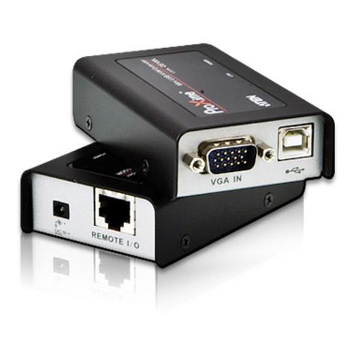 Photos - Other for Computer ATEN CE100 Cat5e USB Mini KVM Console Extender, Connects Up to 320' Distan 