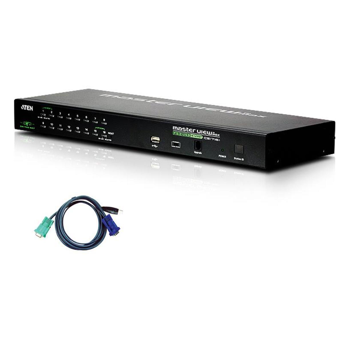 

Aten CS1716i 16-Port PS/2-USB KVM Over IP Switch with 16 USB Cables