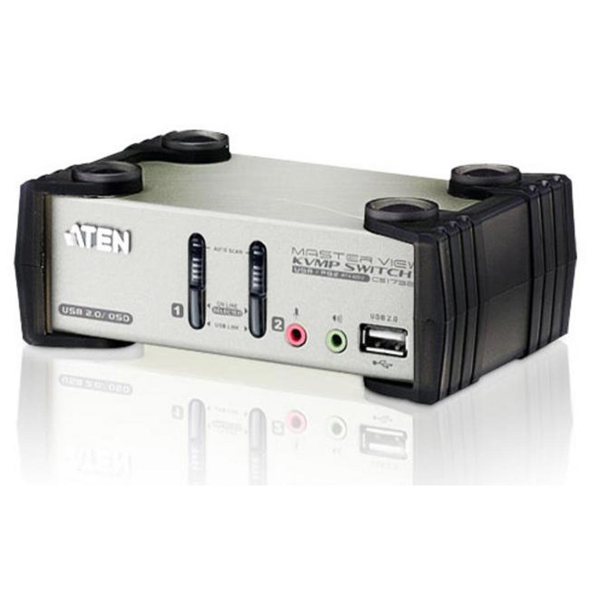 

Aten CS1732B 2-Port USB 2.0 KVMP Switch with Audio Support