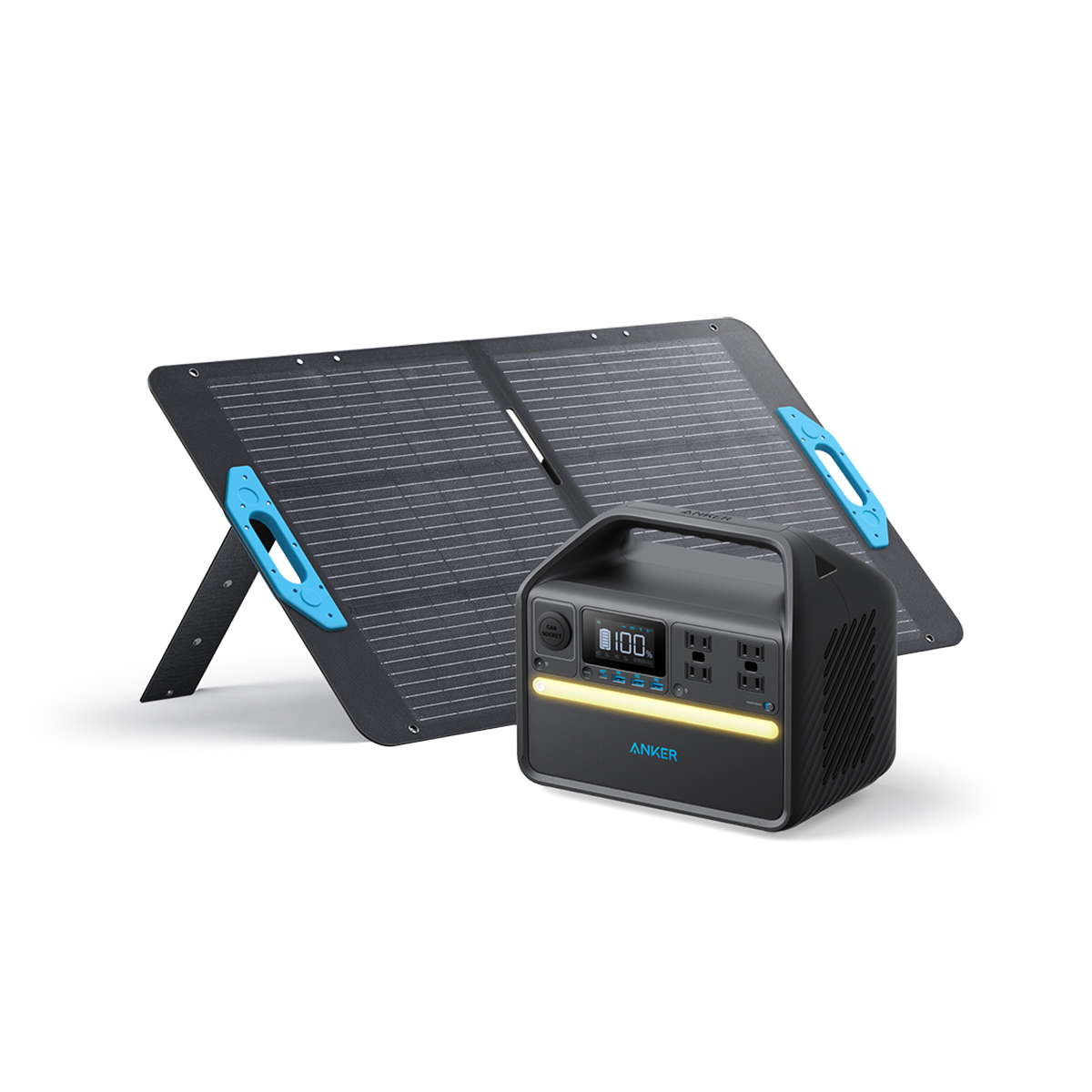 

Anker SOLIX 536 508Wh 500W Portable Power Station with PS100 100W Solar Panel