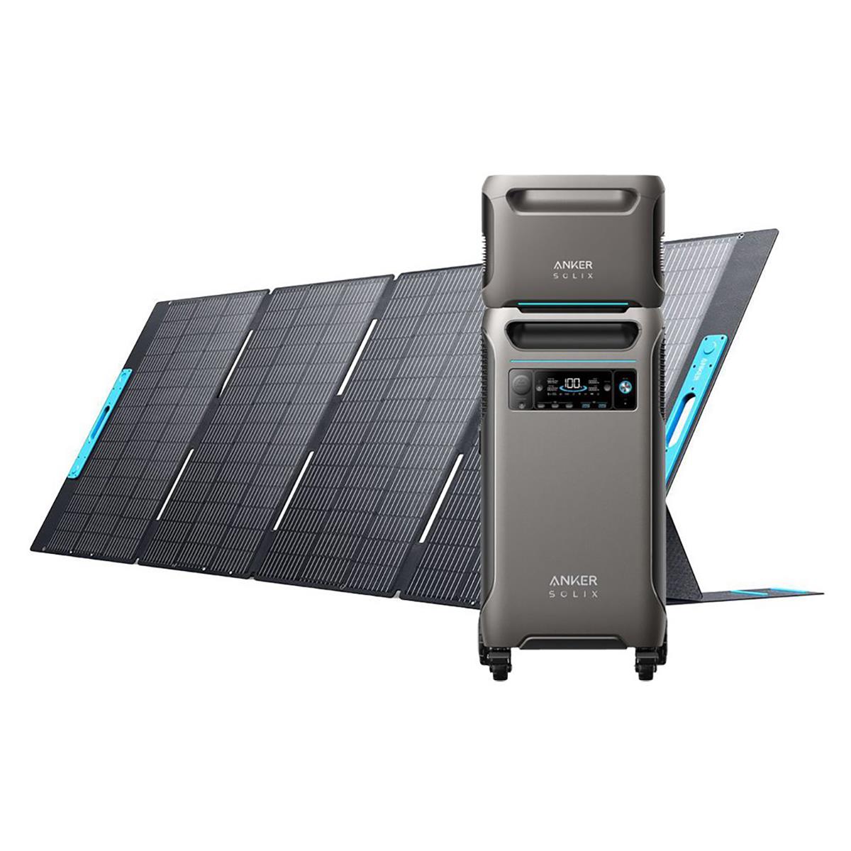 Image of Anker SOLIX F3800 3840Wh 6000W Power Station w/BP3800 Battery &amp; 400W Solar Panel