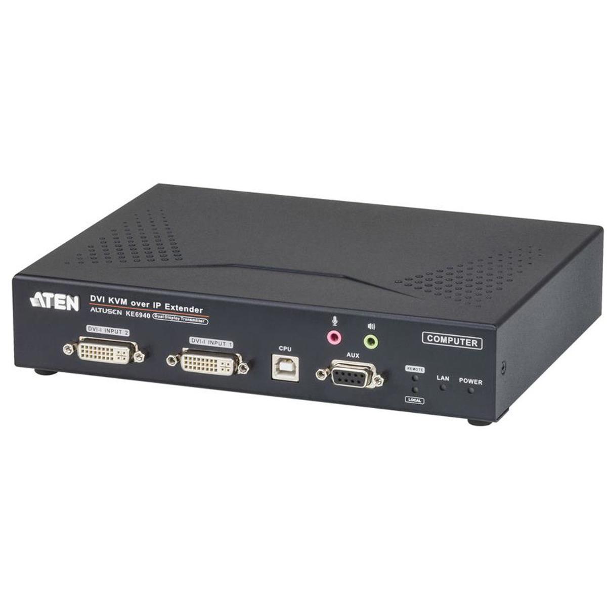 

Aten KE6940T Dual DVI KVM Over IP Extender Transmitter
