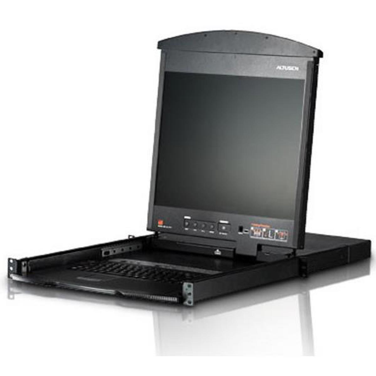 

Aten KL1508AM 8-Port 17" Cat5 High-Density Dual Rail LCD KVM Switch