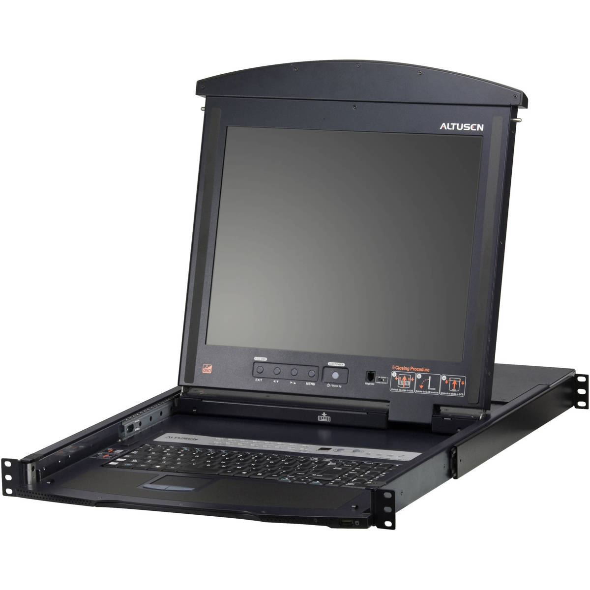 

Aten KL1516AM 16-Port 17" Cat5 High-Density Dual Rail LCD KVM Switch