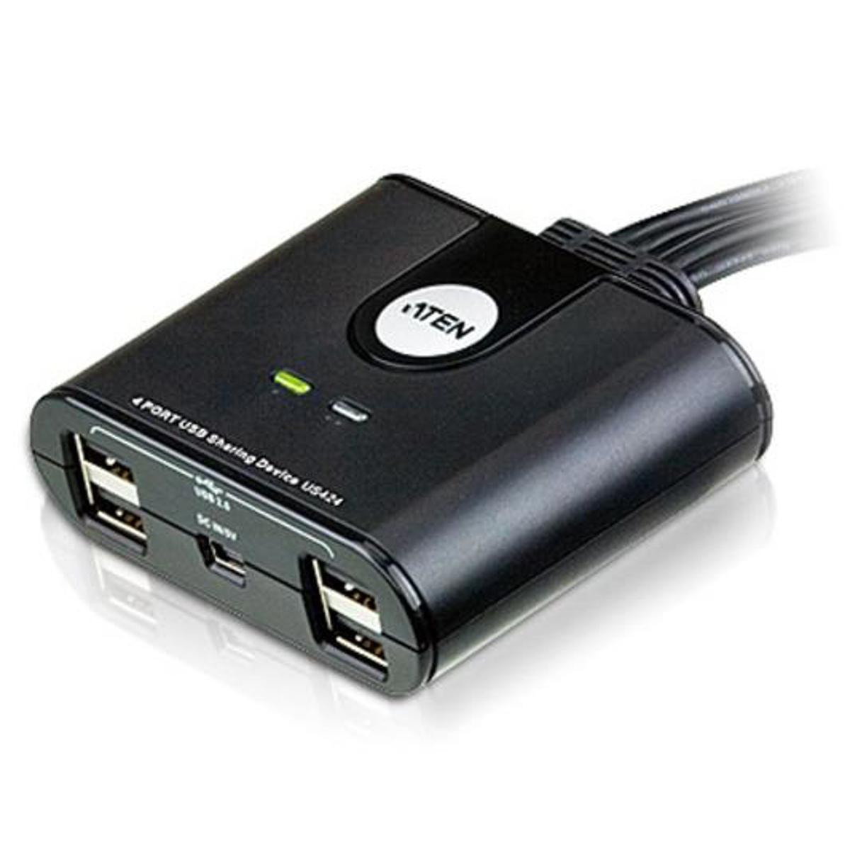 

Aten 4-Port USB 2.0 Peripheral Sharing Device for 4 PCs