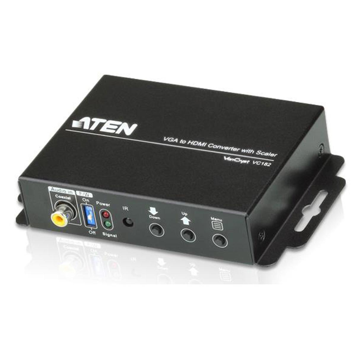 Image of Aten VC182 VGA to HDMI Converter with Scaler