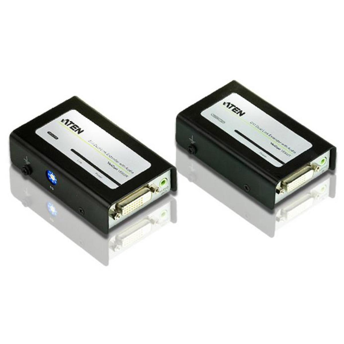 

Aten VE602 DVI Cat5e Dual Link Extender with Audio, Extends Up to 210'