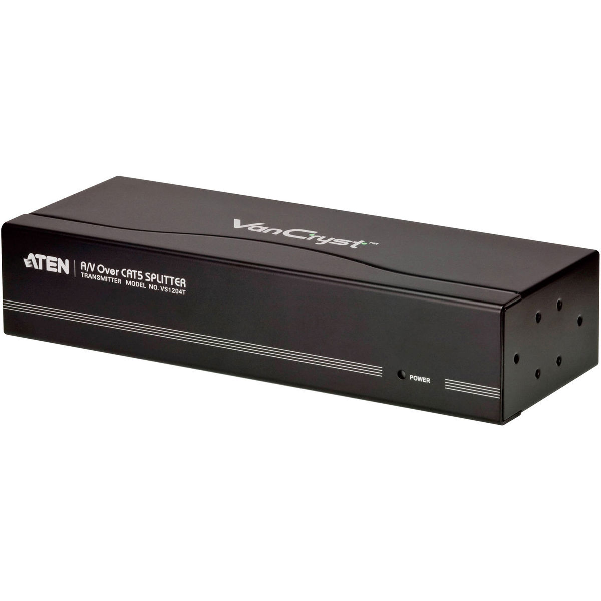 

Aten VS1204T 4-Port Cat5e/6 Splitter, 2x VE022R Mini Cat5 Audio/Video Receiver