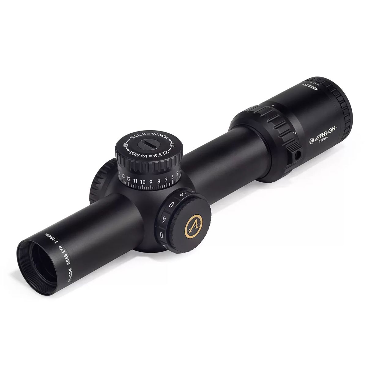 

Athlon Optics 1-10x24 Ares ETR UHD Riflescope, FFP Illum MOA ATMR2 Ret, 34mm