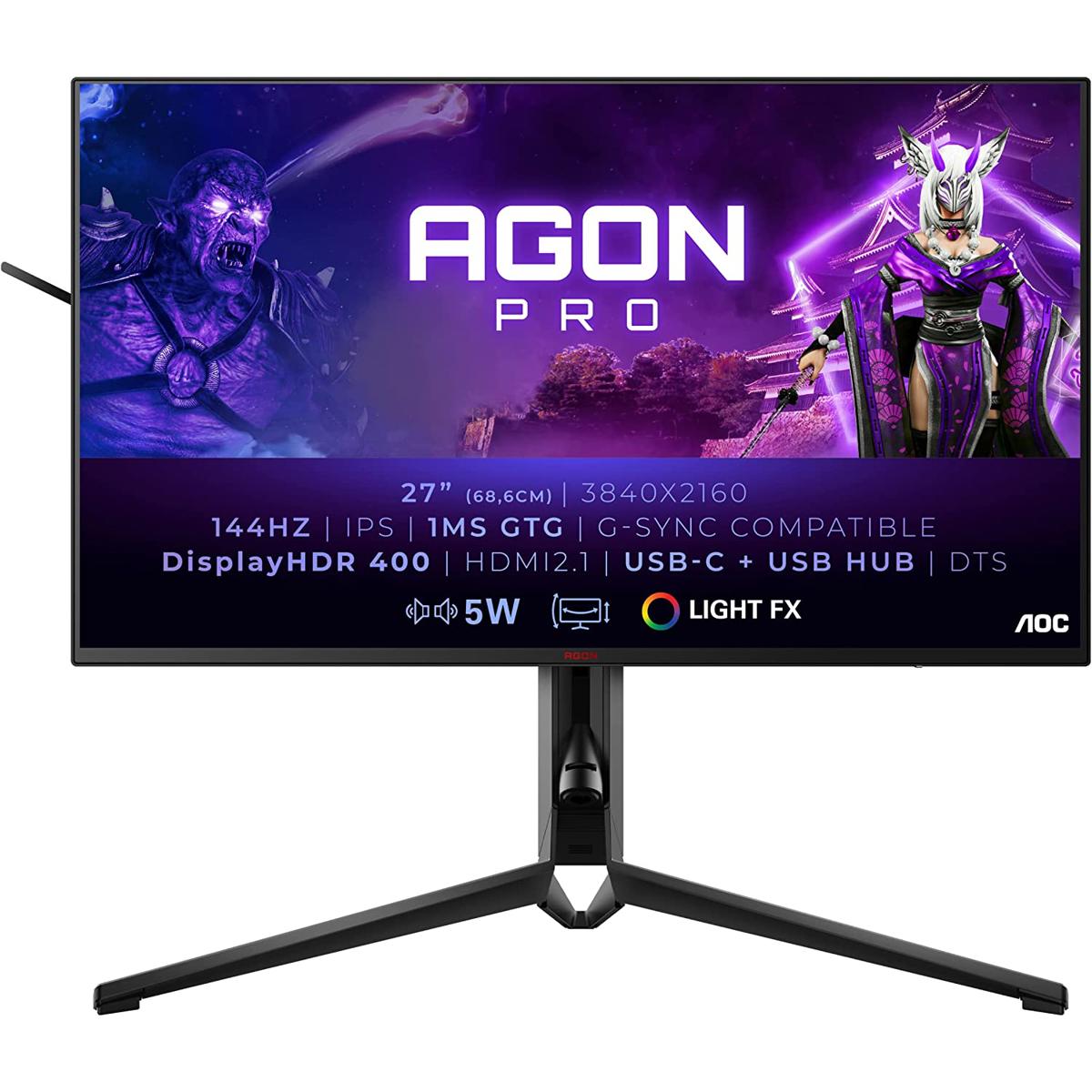 

AOC AGON PRO AG274UXP 27" 16:9 4K 144Hz Nano IPS WLED HDR Gaming Monitor