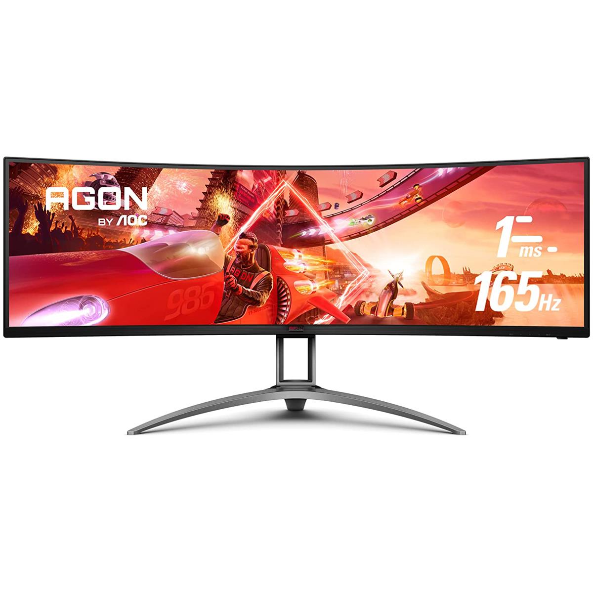 Image of AOC AGON AG493UCX2 48.8&quot; 32:9 DQHD 165Hz VA WLED HDR Curved Gaming Monitor