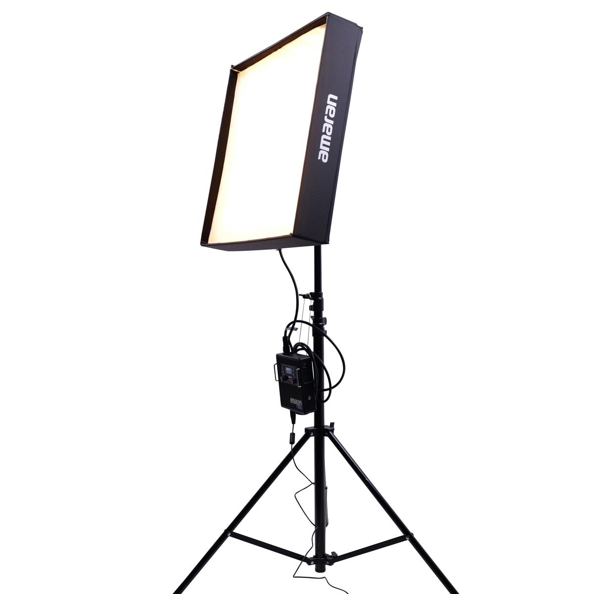 

Aputure Amaran F22x 2x2' 200W Bi-Color LED Mat Fixture, V-Mount, Open Box