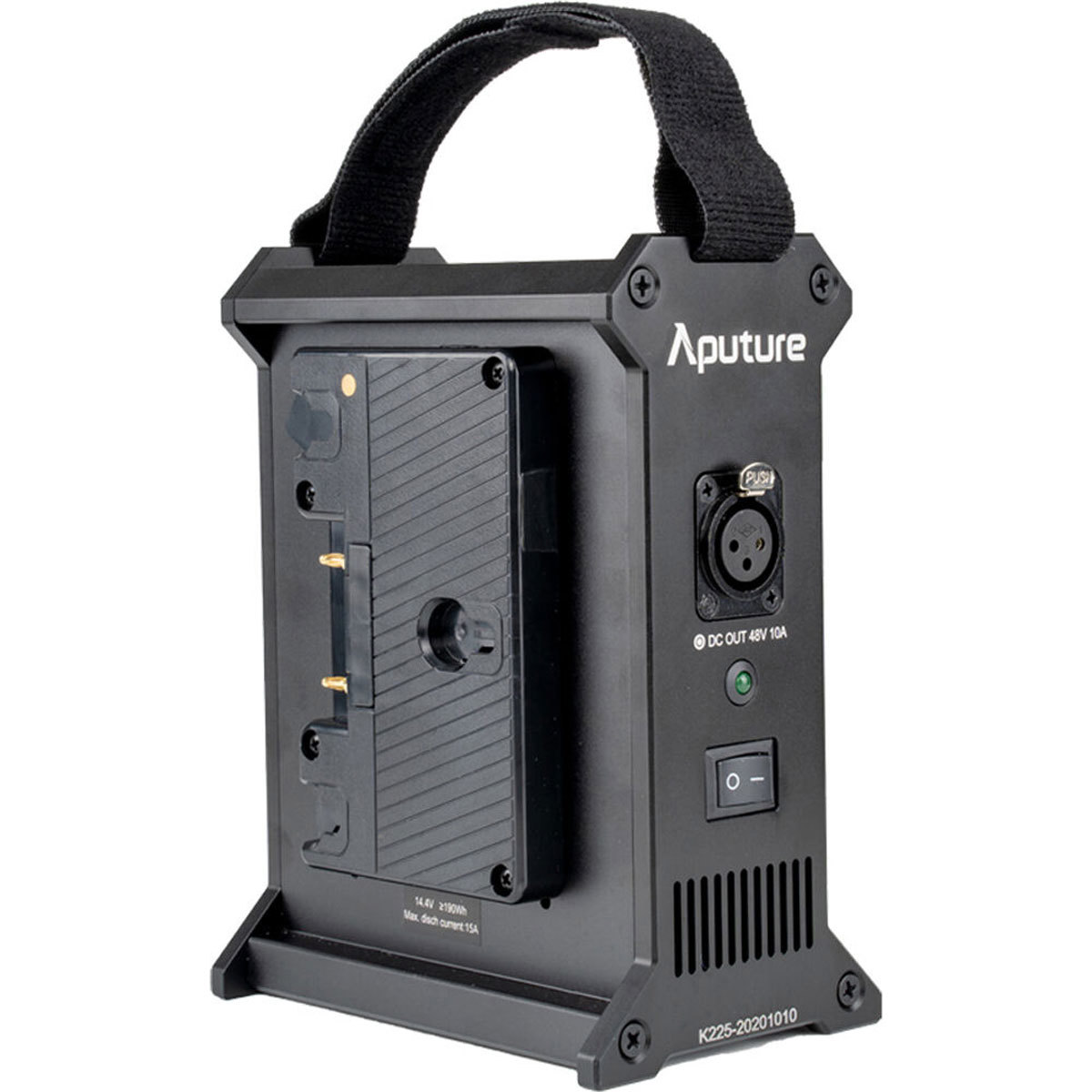 

Aputure 2-Bay Battery Power Station for Nova P300c LED Soft Light, A-Mount