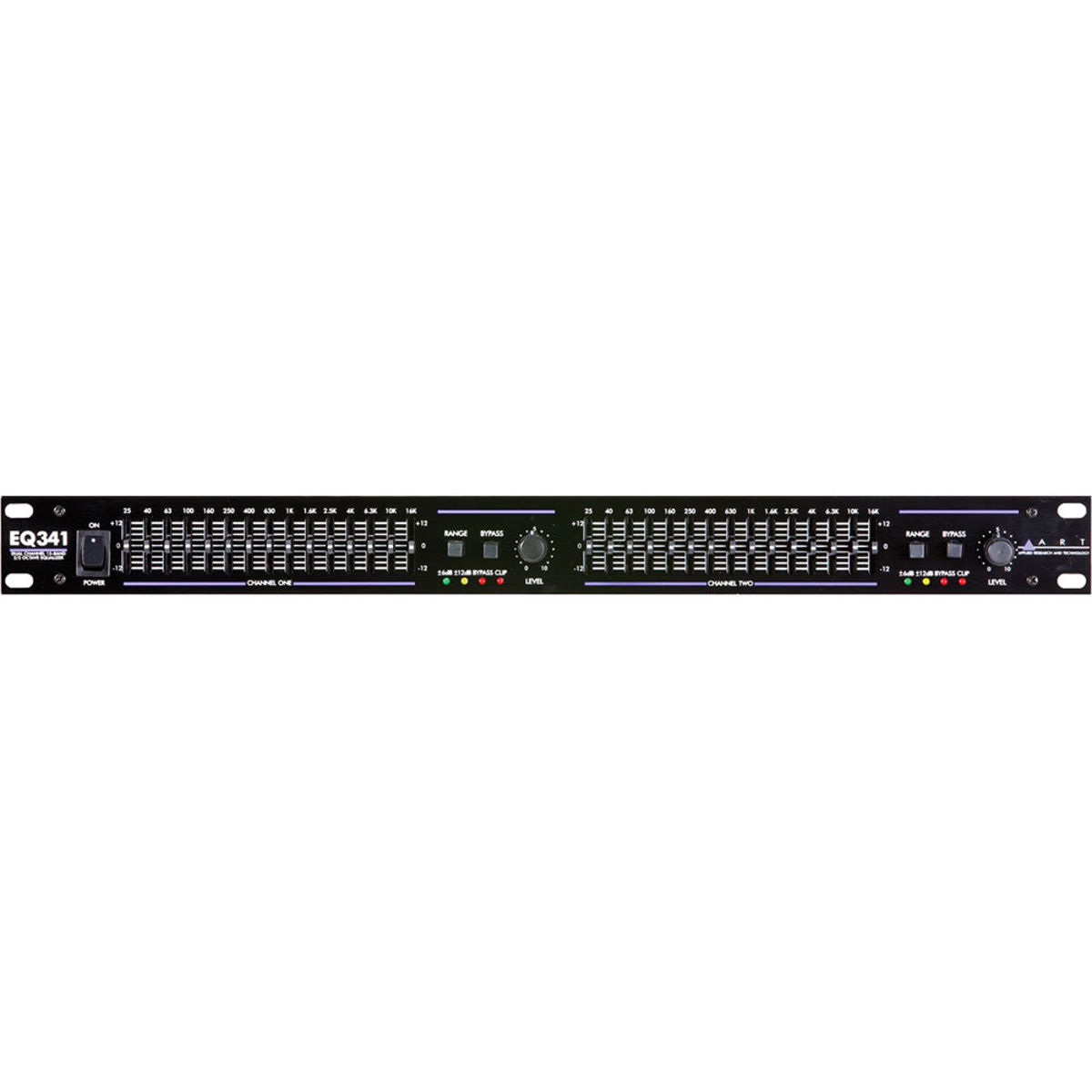 Dual-Channel 15-Band 2/3 Octave Graphic Equalizer - Art Pro Audio EQ341
