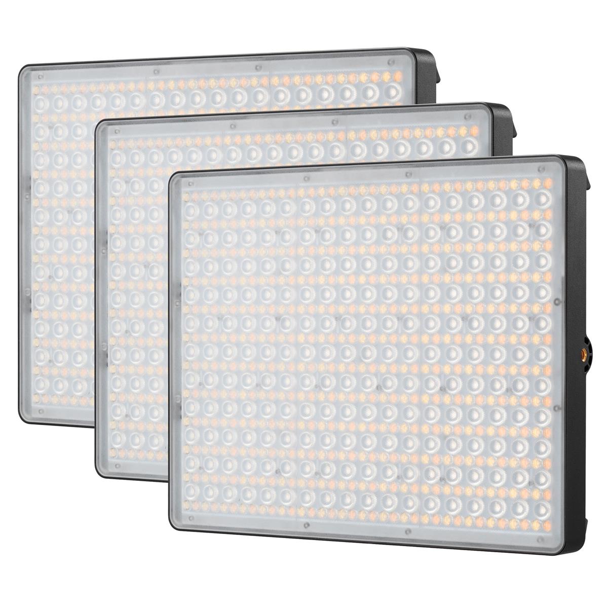 Image of Aputure Amaran P60c 60W RGBWW LED Soft Light Panel 3-Light Kit