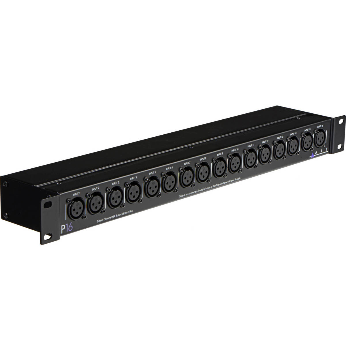 

Art Pro Audio P16 16-Channel Rackmount XLR Balanced Patch Bay