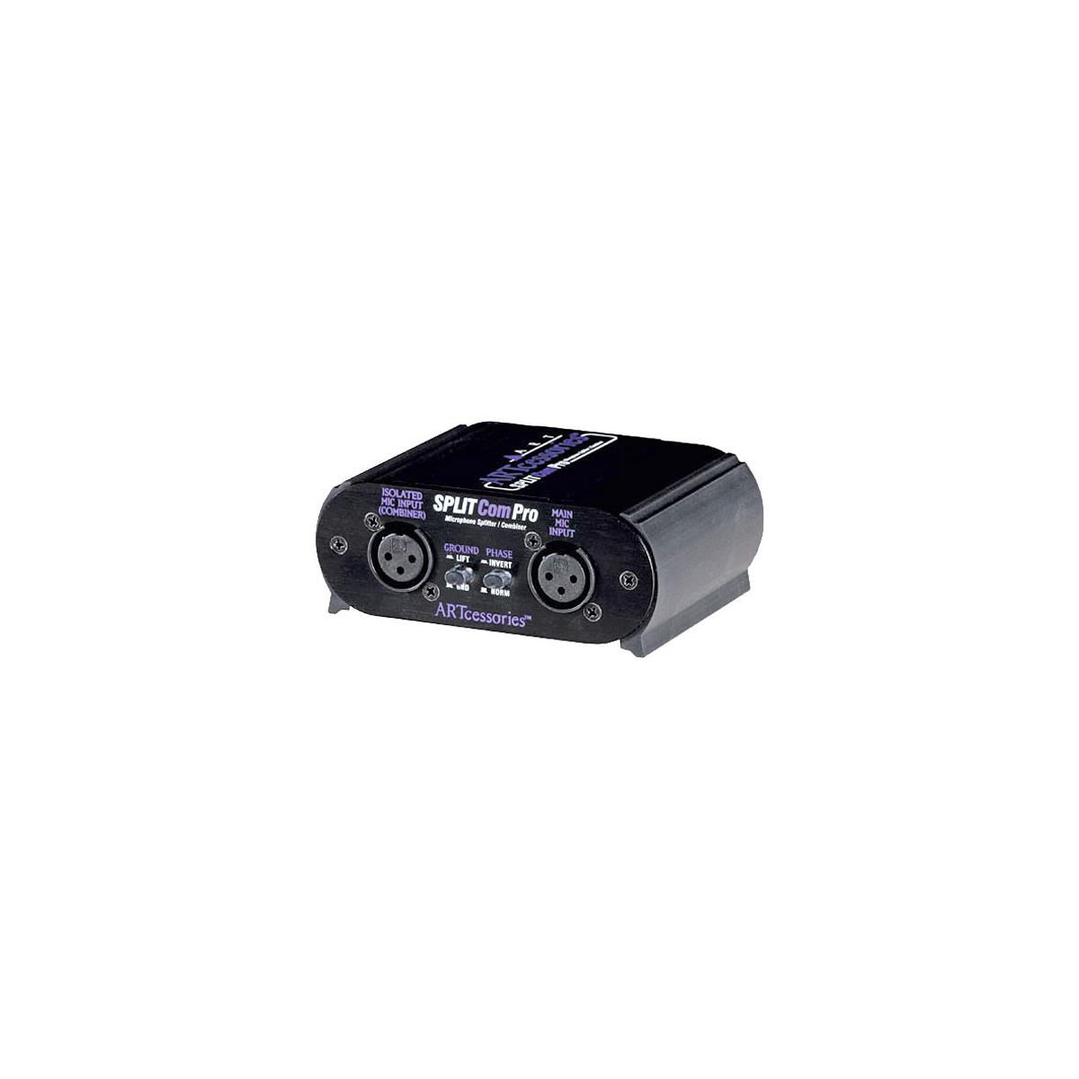 Image of Art Pro Audio SPLITCom Pro Two-Way Microphone Splitter/Combiner