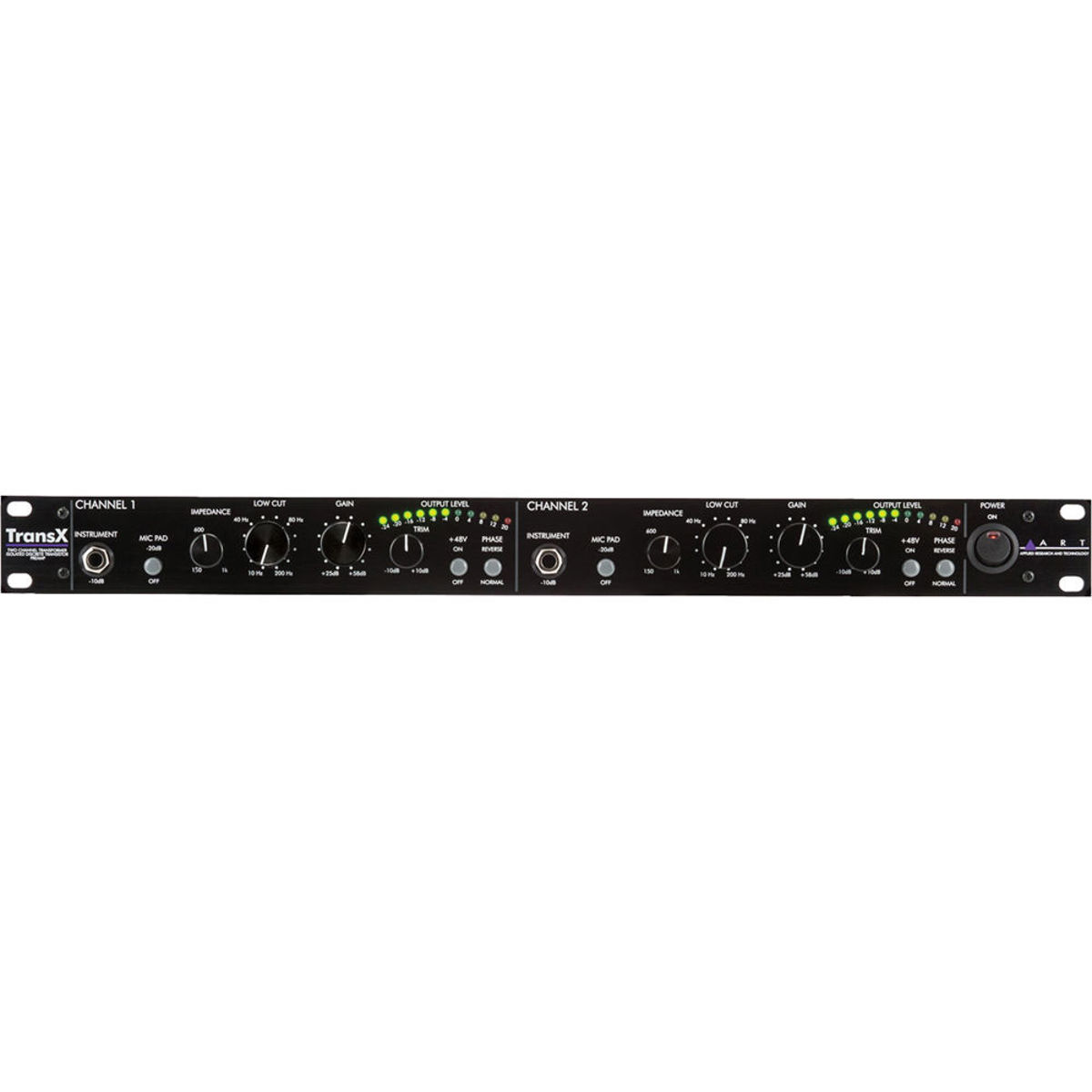 

Art Pro Audio TransX 2-Channel Transformer Isolated Descrete Transistor Preamp