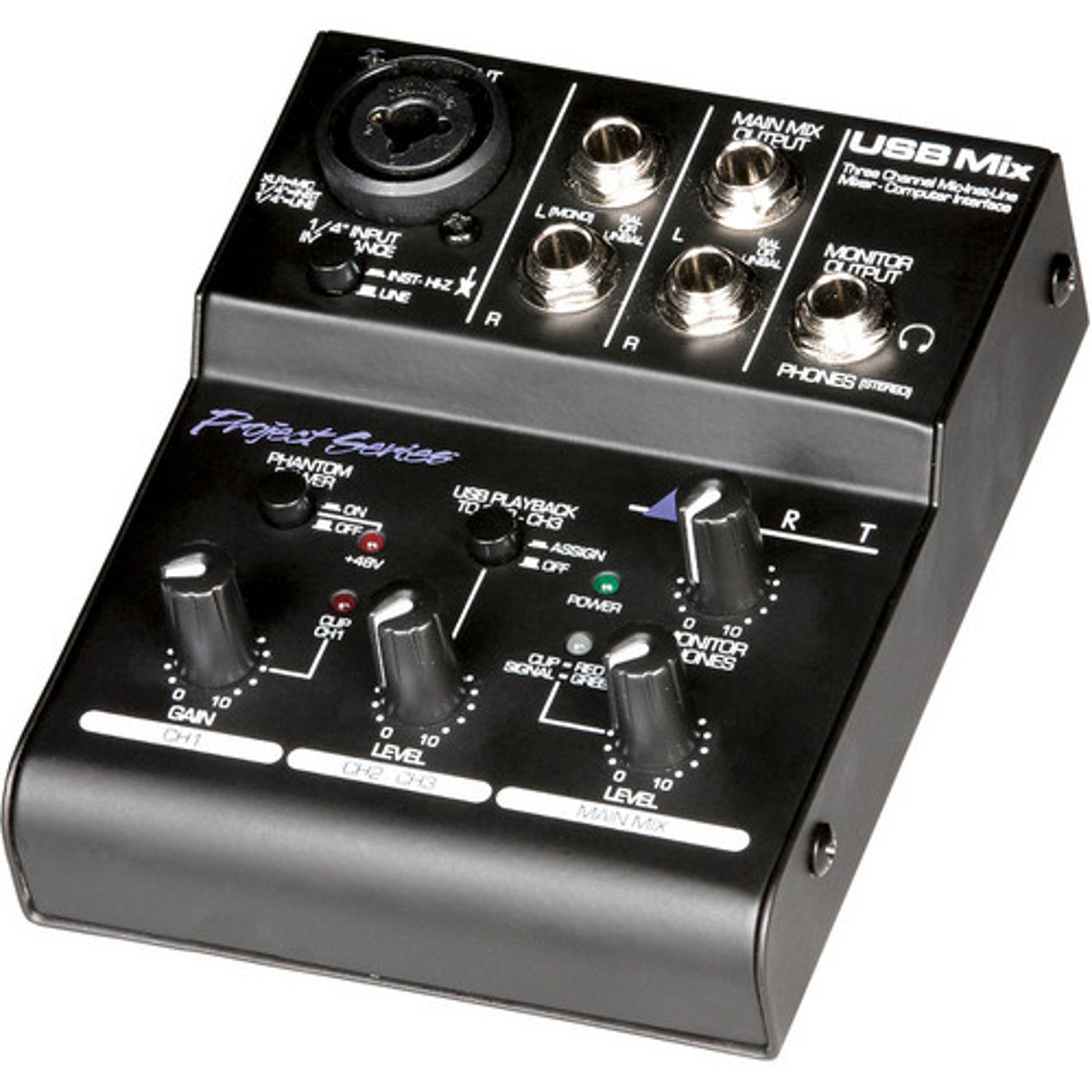 Image of Art Pro Audio USB Mix 3-Channel Mixer and USB Audio Interface