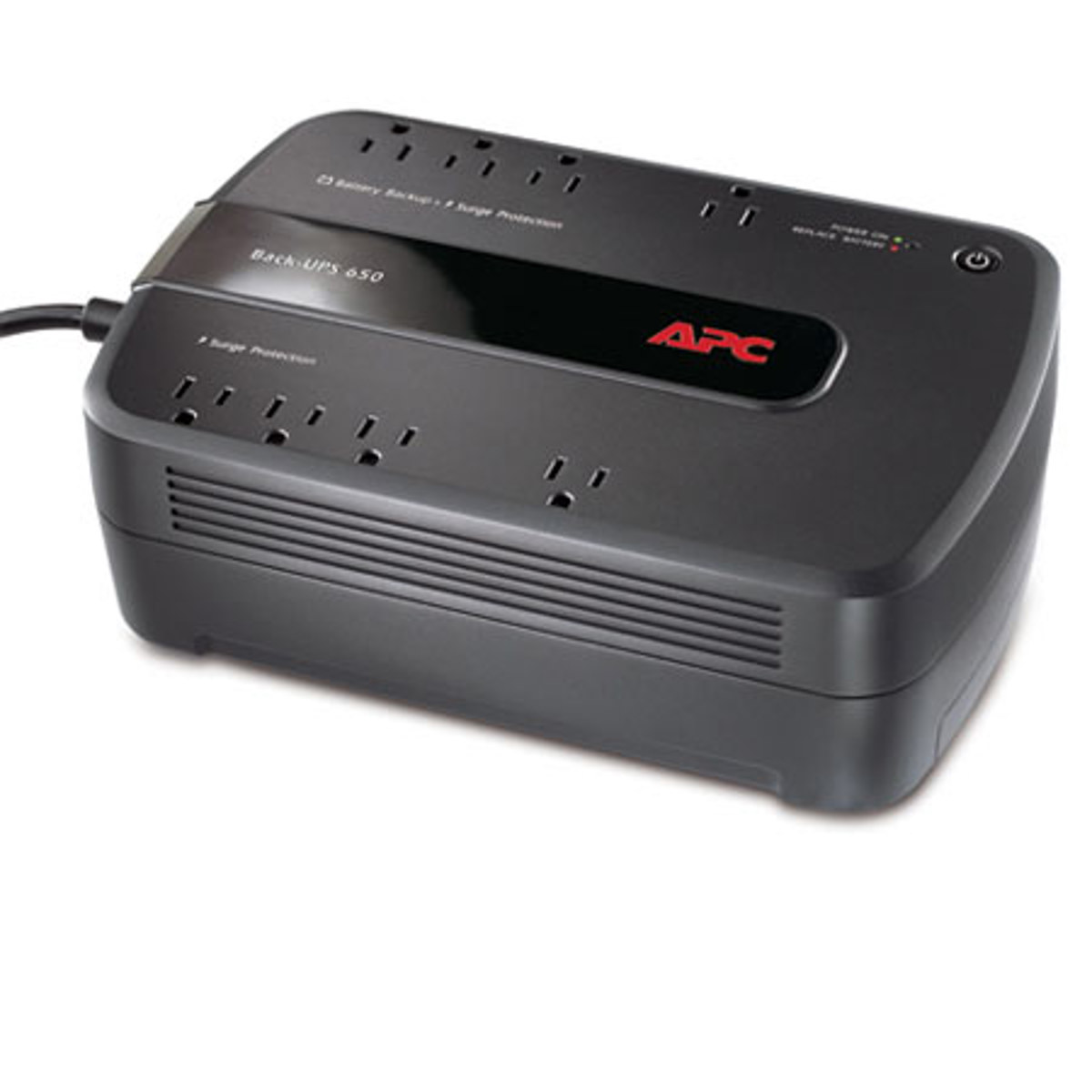 Image of American Power Conversion (APC) Back-UPS 650 8 Outlet Surge Protector