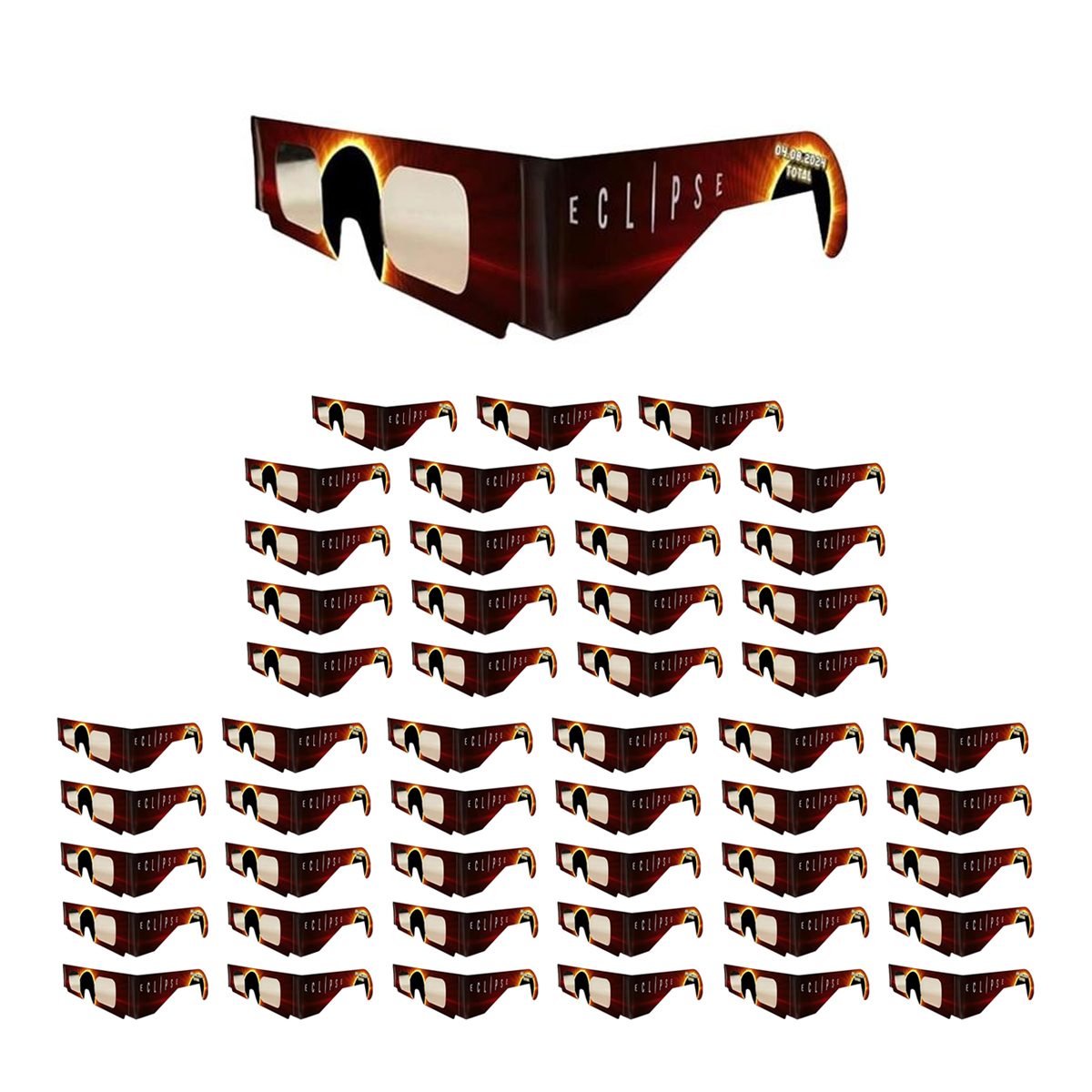

American Paper Optics Solar Eclipse Safety Glasses 50-Pack