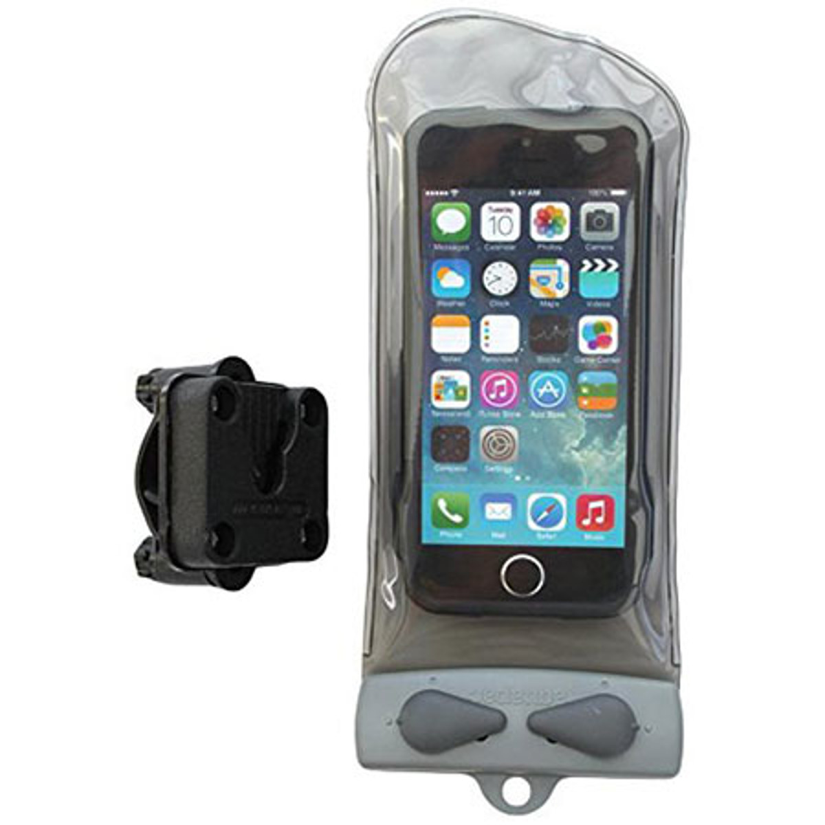

Aquapac Mini Bike-Mounted Waterproof Phone Case, Cool Gray