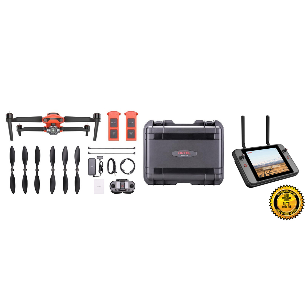 

Autel Robotics EVO II V2 Pro 6K Rugged Drone Bundle with Smart Controller