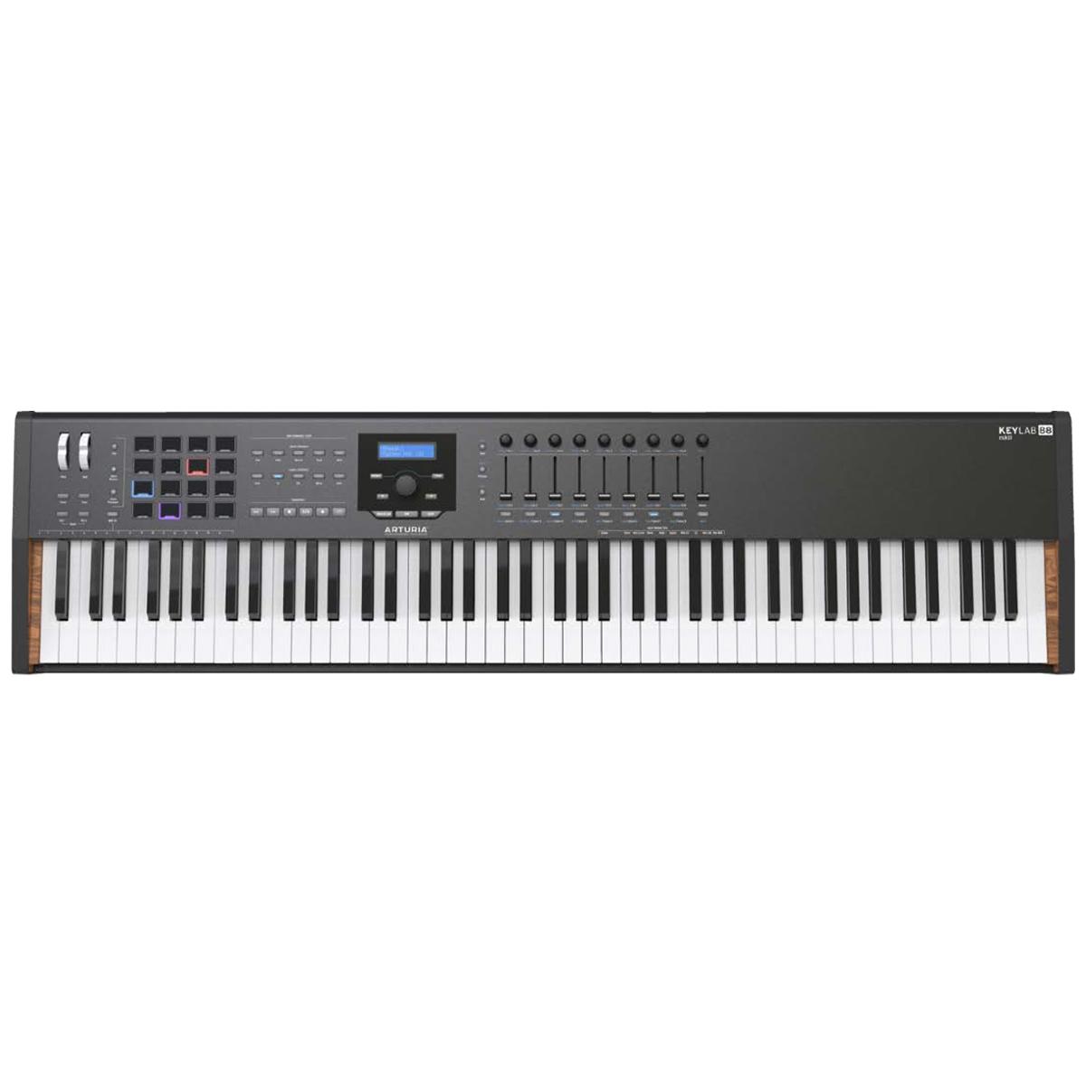 

Arturia KeyLab 88 MkII Hammer-Action MIDI Controller and Software Black Edition