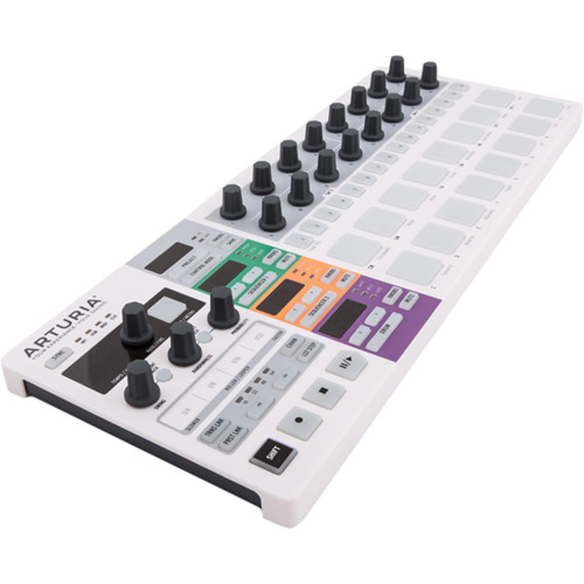 Photos - MIDI Keyboard Arturia BeatStep Pro MIDI/Analog Controller and Sequencer 430111 