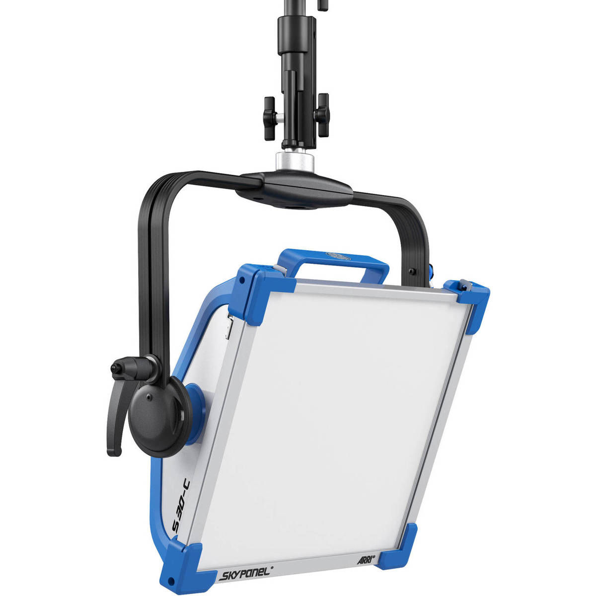 

ARRI SkyPanel S30-C LED Softlight, Pole Operated Yoke, Bare Ends, Blue/Silver