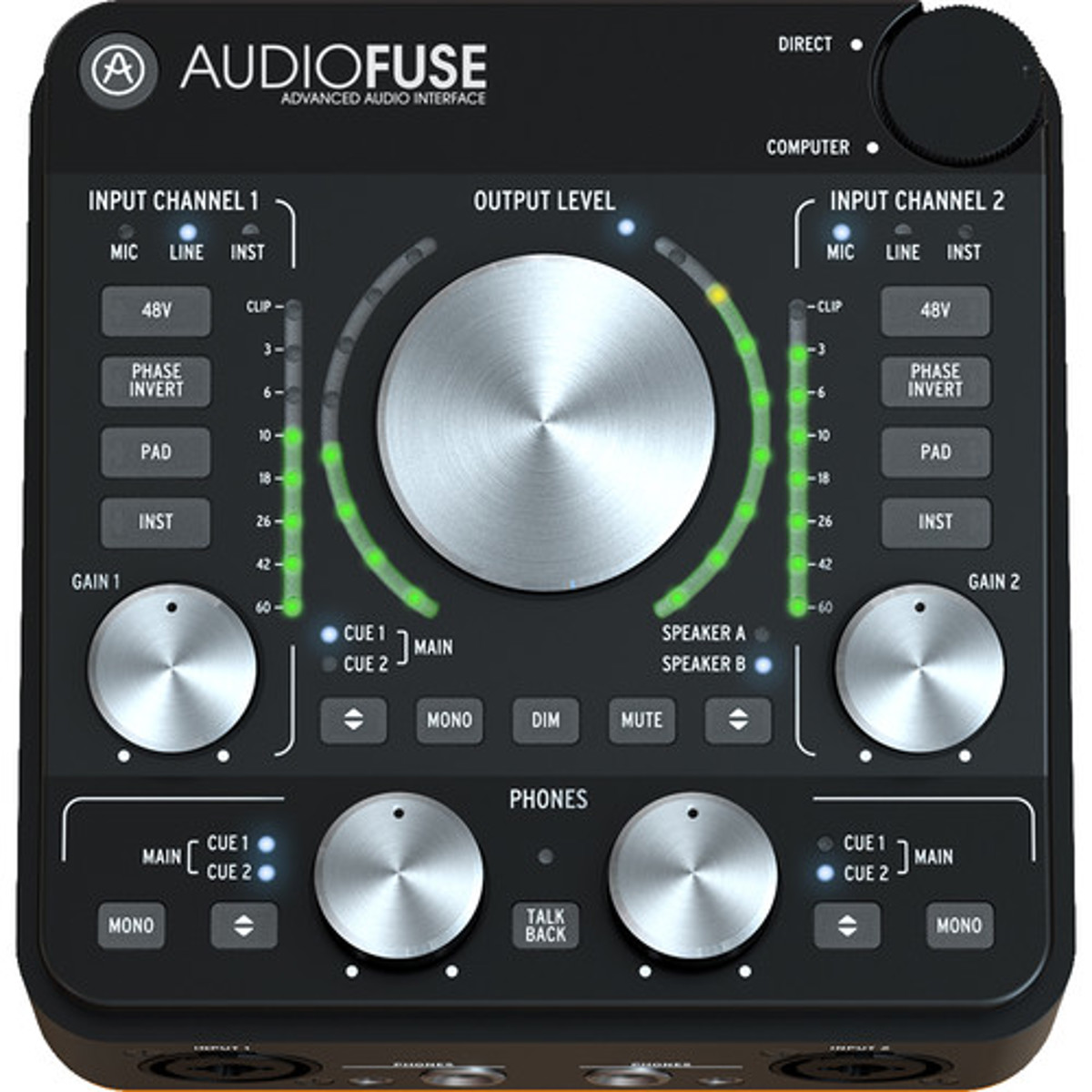 

Arturia AudioFuse Rev2 14x14 Audio Interface, Black