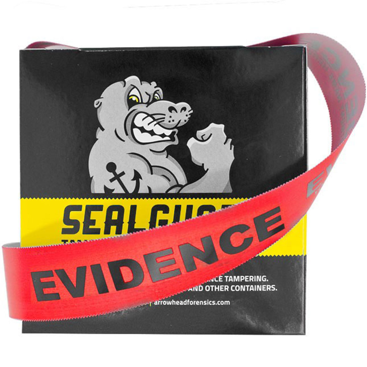 

Arrowhead Forensics Split Back Evidence Tape, Solid Red Evidence Imprint