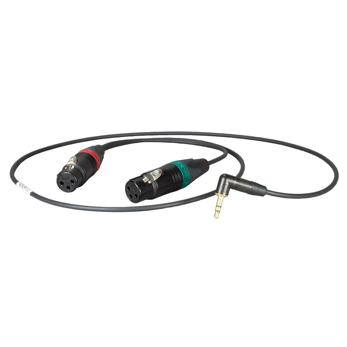 

Ambient Recording 50cm /19.68" Adapter Cable, 1/8" TRS Plug 90 deg. to XLR-3F