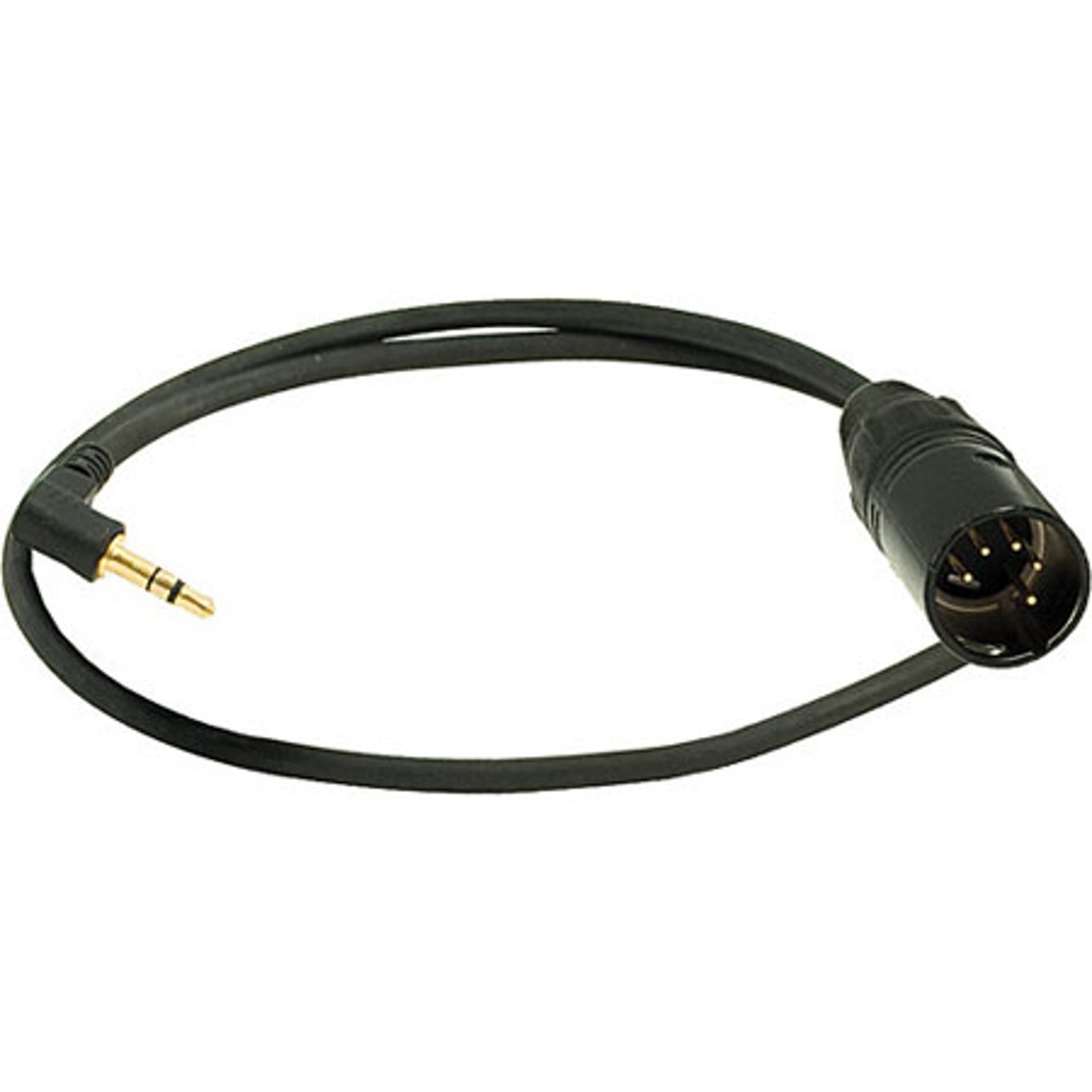 

Ambient Recording 1/8" Right Angled TRS Plug to XLR5M Unbalanced Adapter Cable