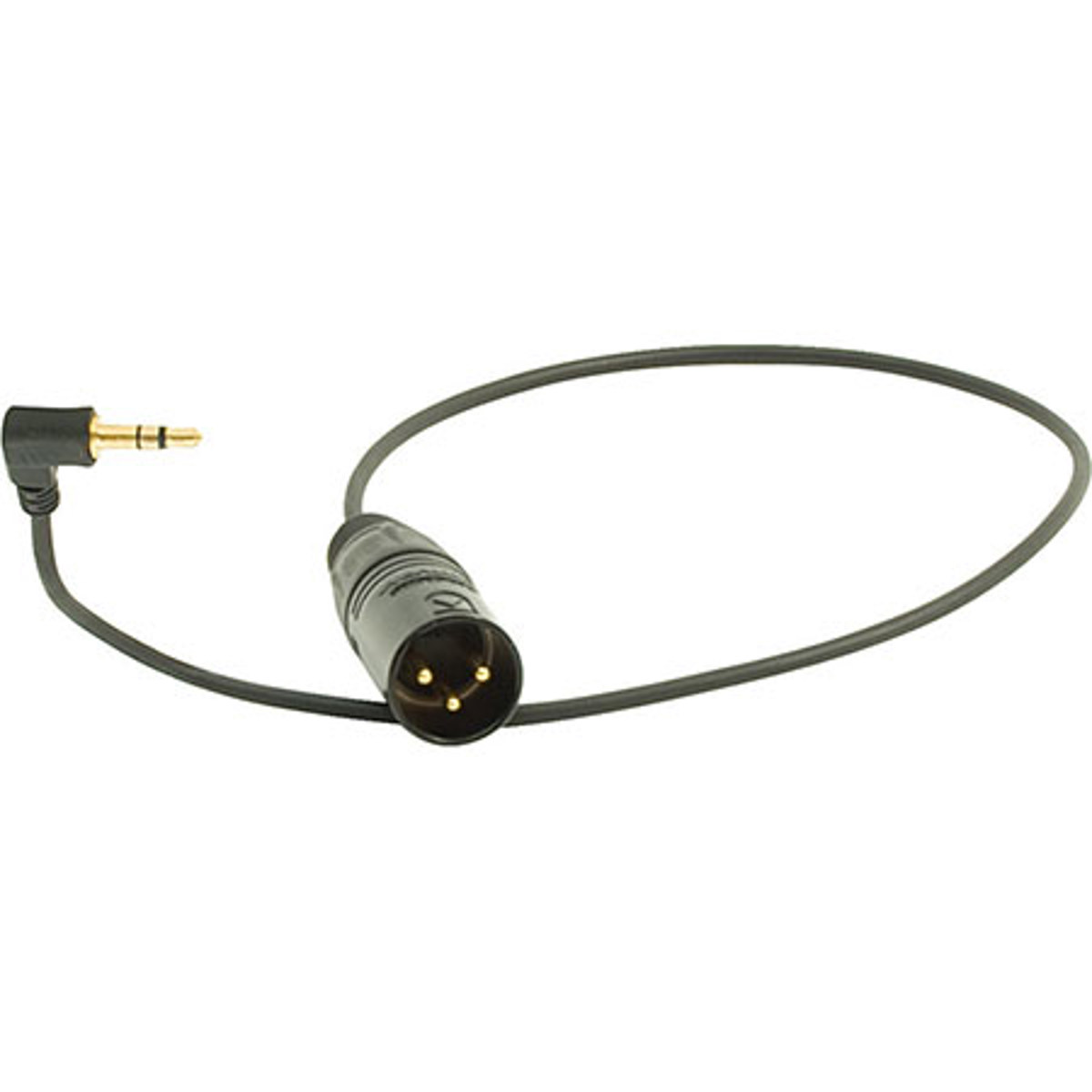 

Ambient Recording 3.5mm Right Angle TRS to XLR-3M Adapter Cable