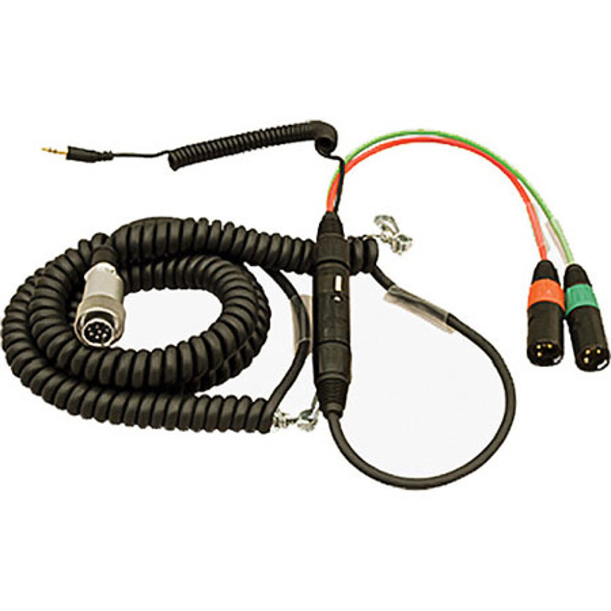 

Ambient Recording Hirose 10-pin M to 7-pin XLR-M Coiled Cable with HBY7-35
